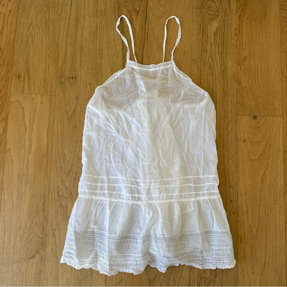 FREE PEOPLE Lace Sheer Dress